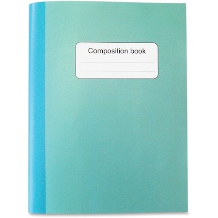 Sparco Comp Notebook, 7-1/2inx10in, 80Shts, 15lb, Blue/Green SPR36127